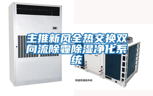 主推新風(fēng)全熱交換雙向流除霾除濕凈化系統