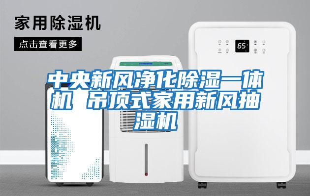 中央新風(fēng)凈化除濕一體機 吊頂式家用新風(fēng)抽濕機