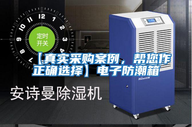 【真實(shí)采購案例，幫您作正確選擇】電子防潮箱