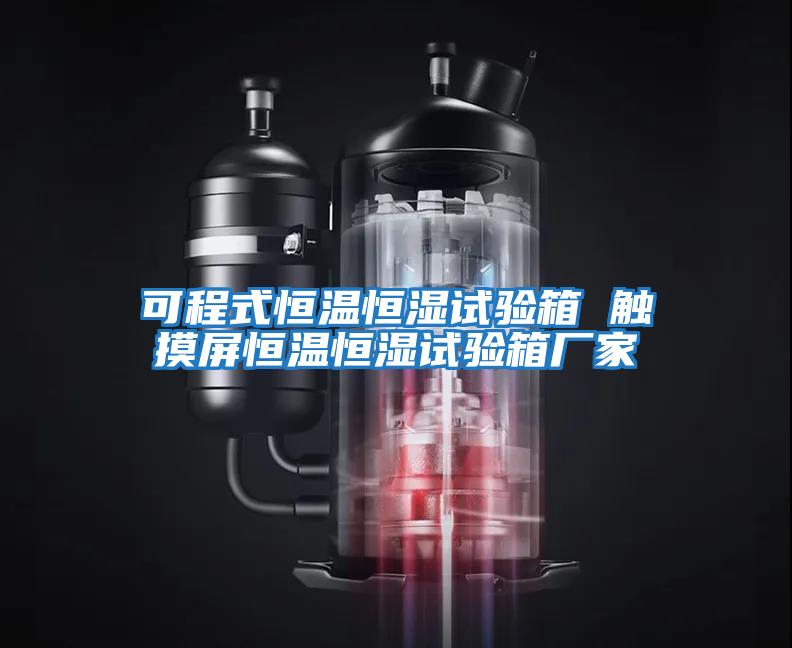 可程式恒溫恒濕試驗箱 觸摸屏恒溫恒濕試驗箱廠(chǎng)家