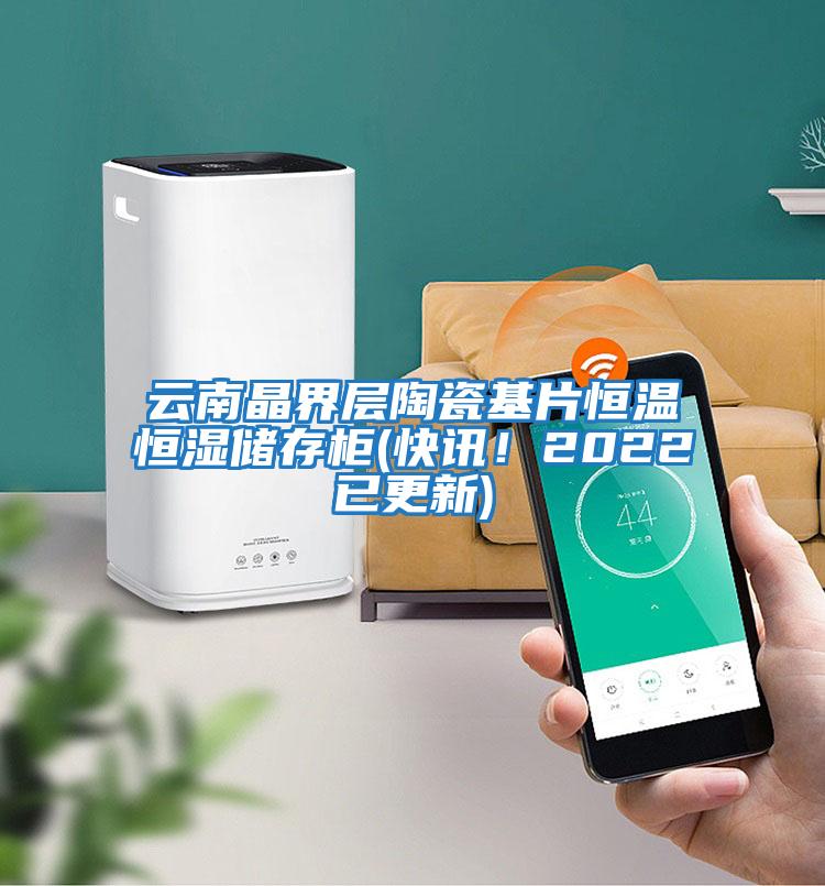 云南晶界層陶瓷基片恒溫恒濕儲存柜(快訊！2022已更新)