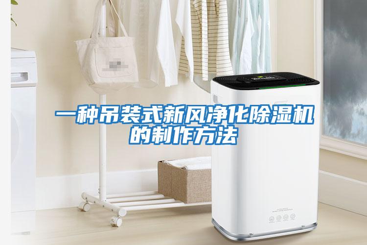 一種吊裝式新風(fēng)凈化除濕機的制作方法