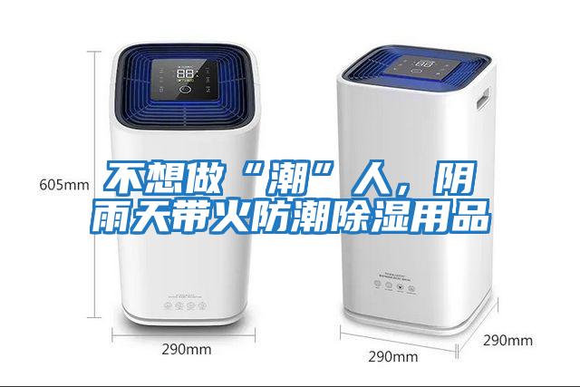 不想做“潮”人，陰雨天帶火防潮除濕用品