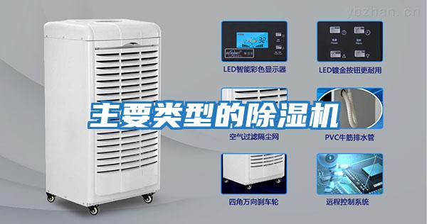 主要類(lèi)型的除濕機