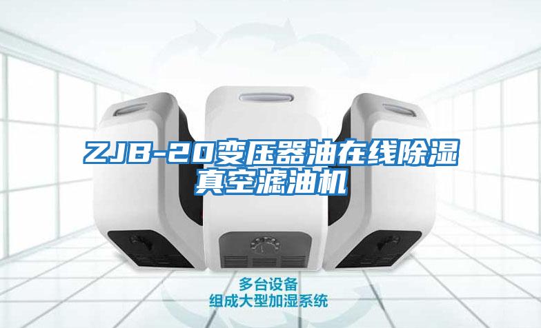 ZJB-20變壓器油在線(xiàn)除濕真空濾油機