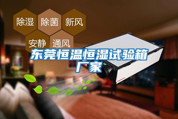 東莞恒溫恒濕試驗箱廠(chǎng)家