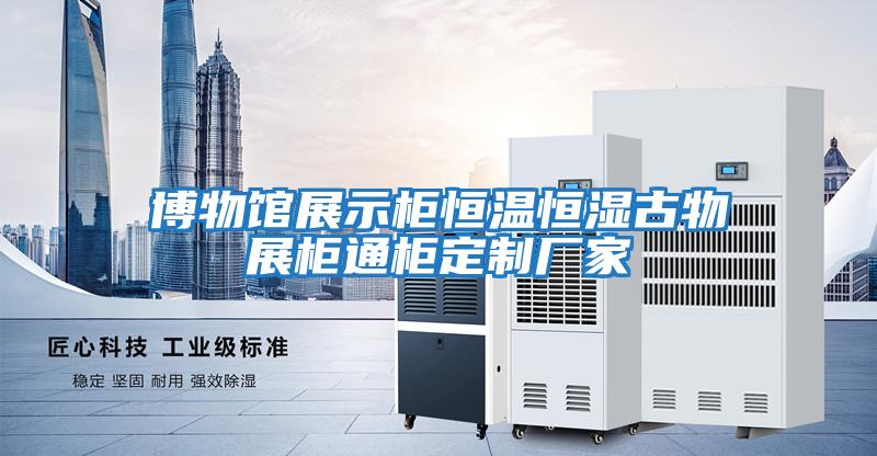 博物館展示柜恒溫恒濕古物展柜通柜定制廠(chǎng)家