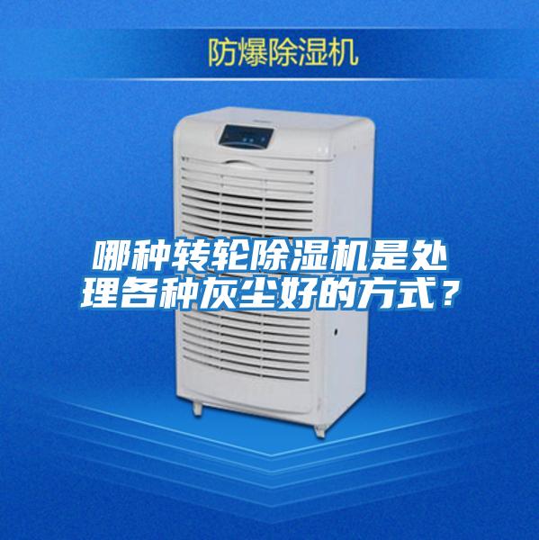哪種轉輪除濕機是處理各種灰塵好的方式？