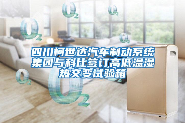 四川柯世達汽車(chē)制動(dòng)系統集團與科比簽訂高低溫濕熱交變試驗箱