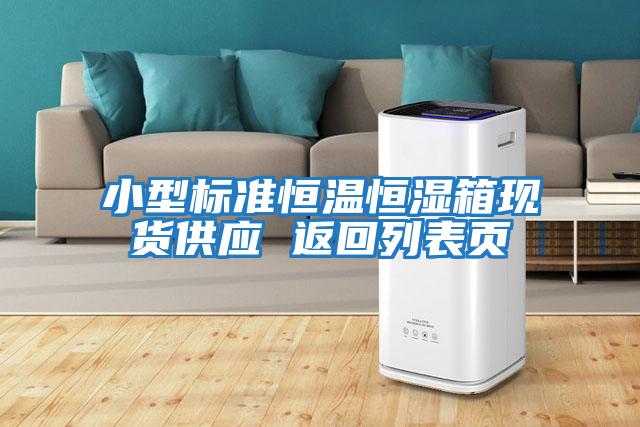 小型標準恒溫恒濕箱現貨供應 返回列表頁(yè)