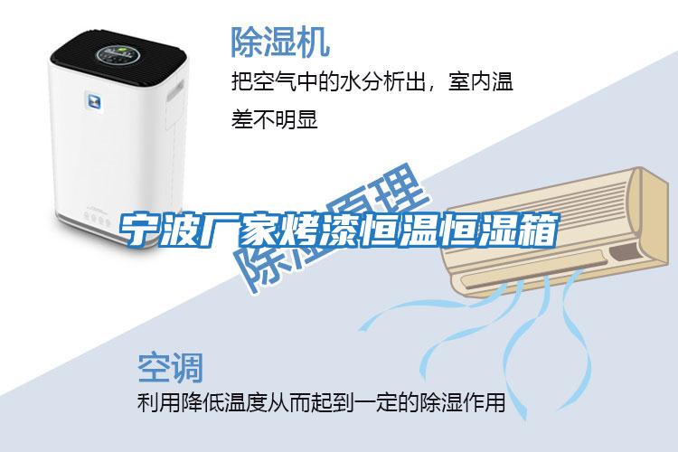 寧波廠(chǎng)家烤漆恒溫恒濕箱