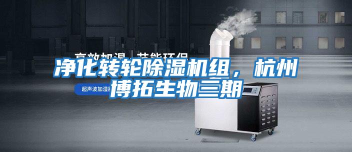 凈化轉輪除濕機組，杭州博拓生物三期