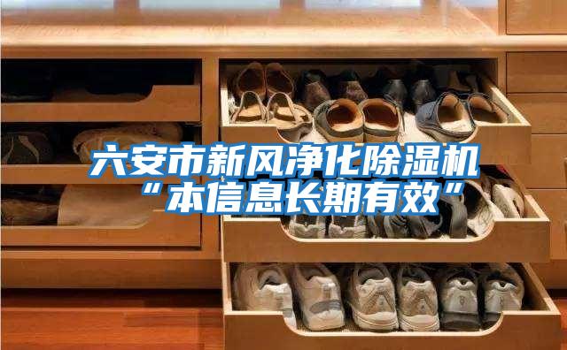 六安市新風(fēng)凈化除濕機“本信息長(cháng)期有效”
