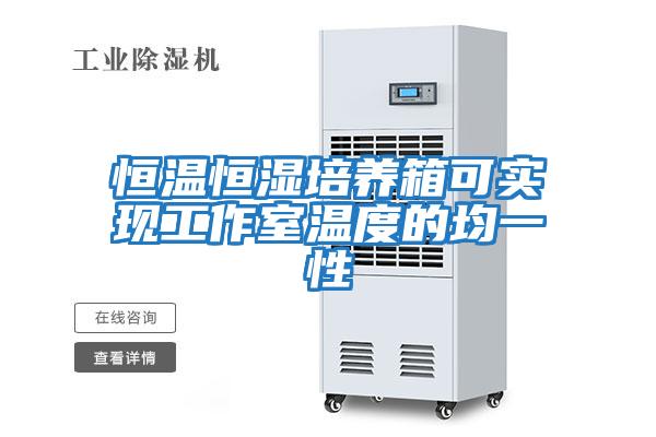 恒溫恒濕培養箱可實(shí)現工作室溫度的均一性