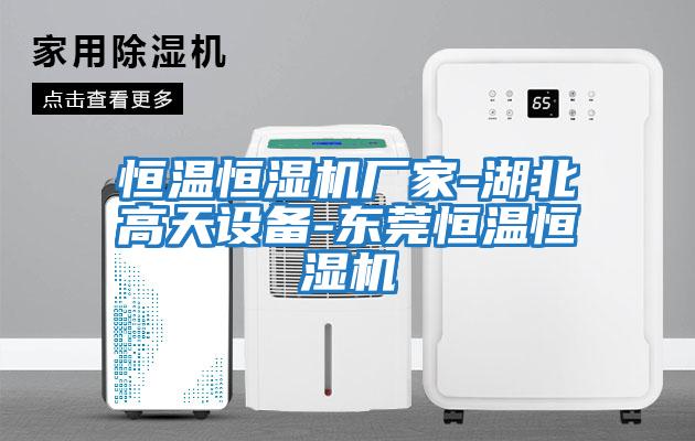 恒溫恒濕機廠(chǎng)家-湖北高天設備-東莞恒溫恒濕機