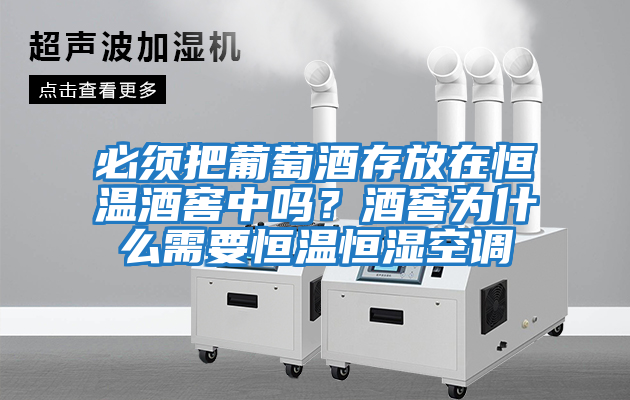 必須把葡萄酒存放在恒溫酒窖中嗎？酒窖為什么需要恒溫恒濕空調