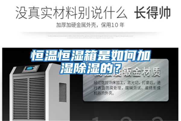 恒溫恒濕箱是如何加濕除濕的？