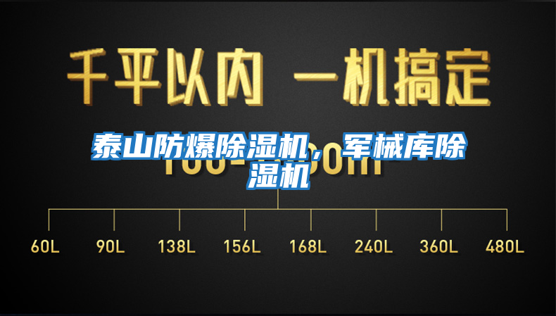 泰山防爆除濕機，軍械庫除濕機