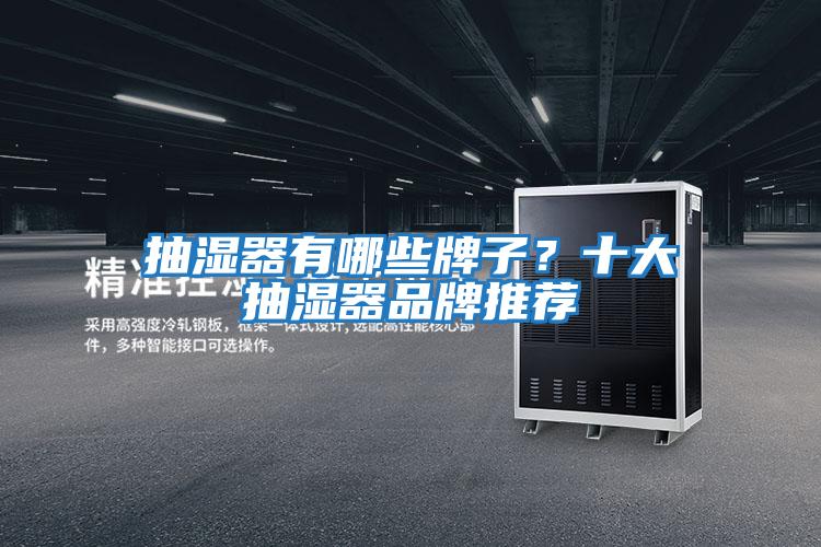抽濕器有哪些牌子？十大抽濕器品牌推薦