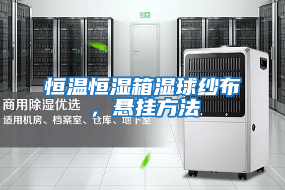 恒溫恒濕箱濕球紗布，懸掛方法