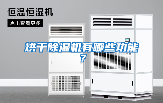 烘干除濕機有哪些功能？