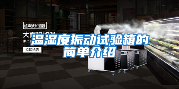 溫濕度振動(dòng)試驗箱的簡(jiǎn)單介紹