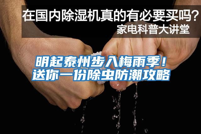 明起泰州步入梅雨季！送你一份除蟲(chóng)防潮攻略