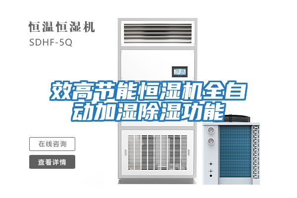 效高節能恒濕機全自動(dòng)加濕除濕功能
