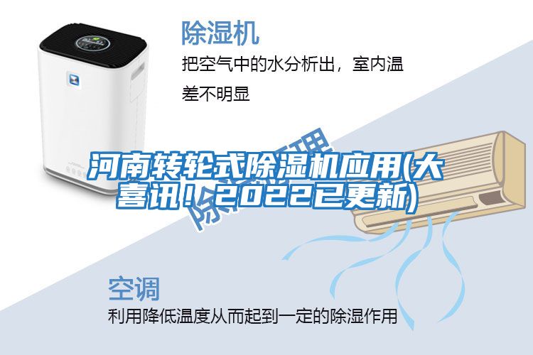 河南轉輪式除濕機應用(大喜訊！2022已更新)