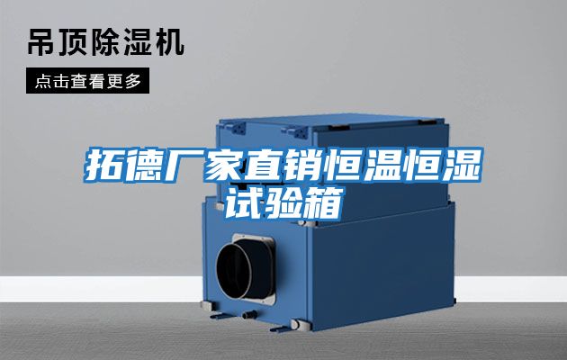 拓德廠(chǎng)家直銷(xiāo)恒溫恒濕試驗箱