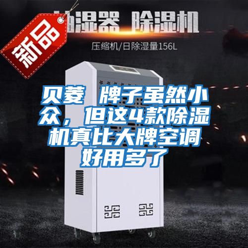 貝菱 牌子雖然小眾，但這4款除濕機真比大牌空調好用多了