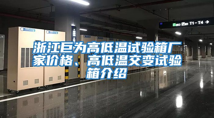 浙江巨為高低溫試驗箱廠(chǎng)家價(jià)格、高低溫交變試驗箱介紹