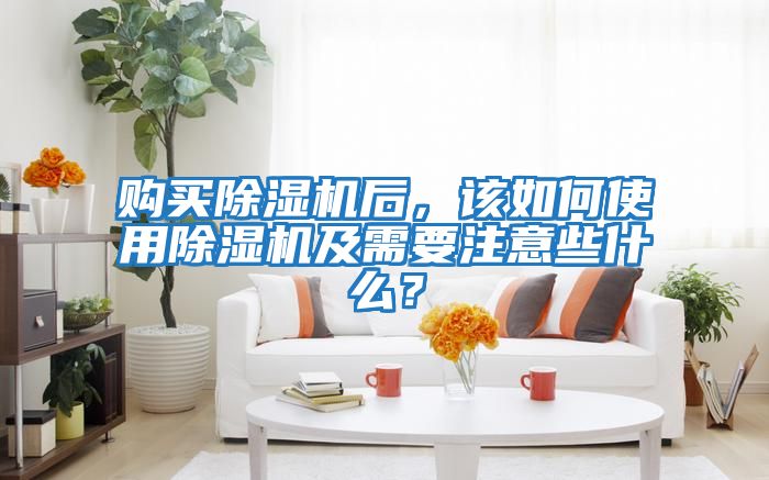 購買(mǎi)除濕機后，該如何使用除濕機及需要注意些什么？