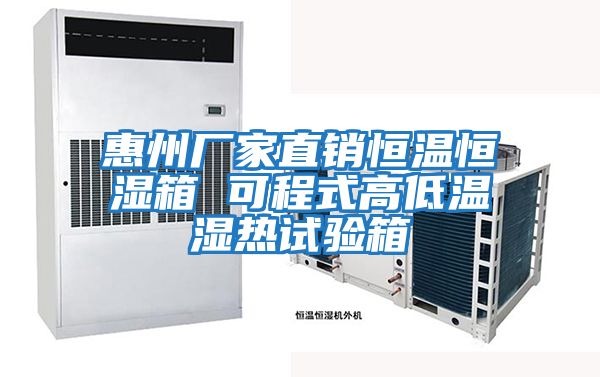 惠州廠(chǎng)家直銷(xiāo)恒溫恒濕箱 可程式高低溫濕熱試驗箱