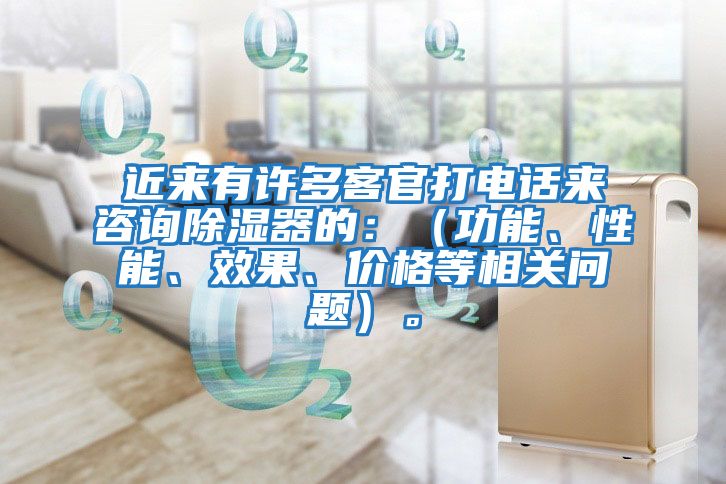 近來(lái)有許多客官打電話(huà)來(lái)咨詢(xún)除濕器的：（功能、性能、效果、價(jià)格等相關(guān)問(wèn)題）。