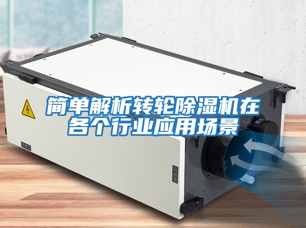簡(jiǎn)單解析轉輪除濕機在各個(gè)行業(yè)應用場(chǎng)景