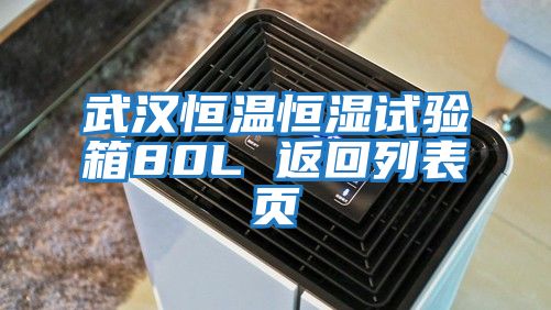 武漢恒溫恒濕試驗箱80L 返回列表頁(yè)