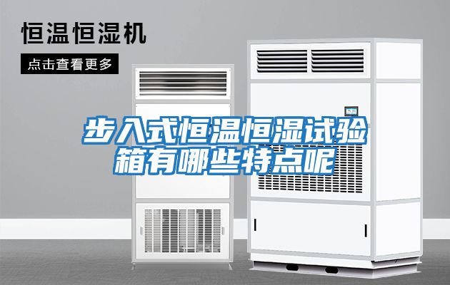 步入式恒溫恒濕試驗箱有哪些特點(diǎn)呢