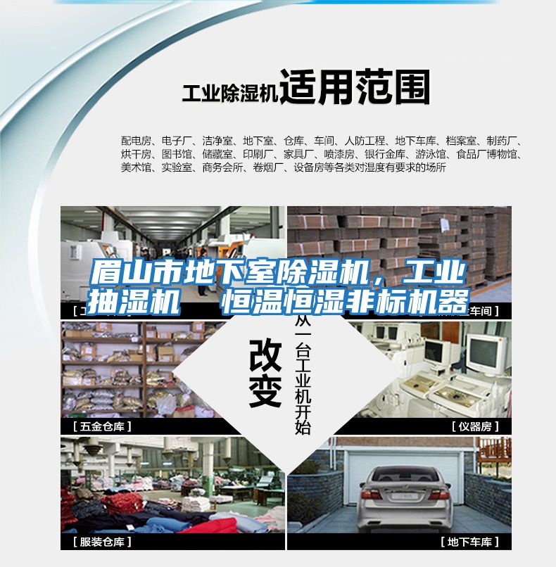 眉山市地下室除濕機，工業(yè)抽濕機  恒溫恒濕非標機器