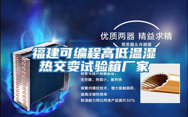 福建可編程高低溫濕熱交變試驗箱廠(chǎng)家