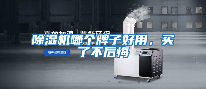 除濕機哪個(gè)牌子好用，買(mǎi)了不后悔