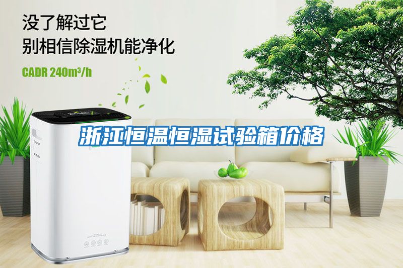 浙江恒溫恒濕試驗箱價(jià)格