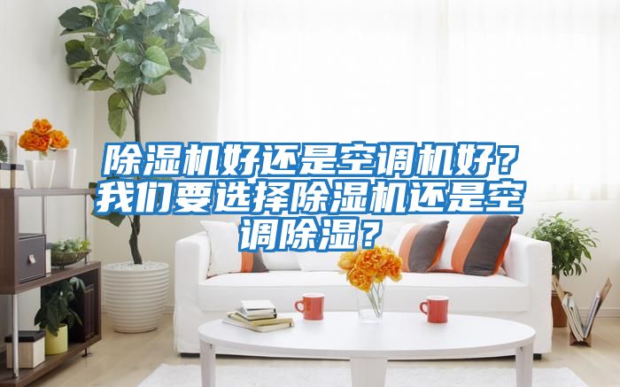 除濕機好還是空調機好？我們要選擇除濕機還是空調除濕？
