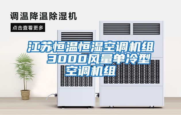 江蘇恒溫恒濕空調機組  3000風(fēng)量單冷型空調機組