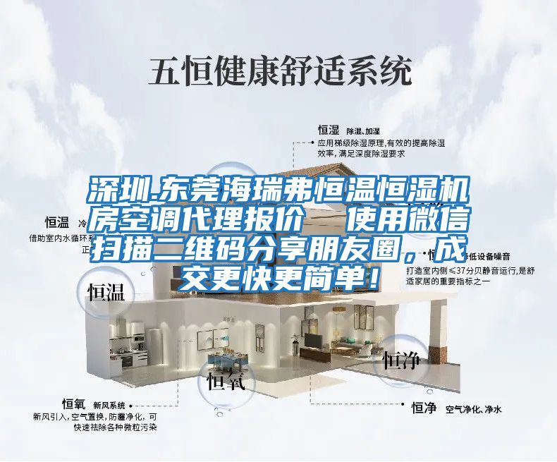 深圳.東莞海瑞弗恒溫恒濕機房空調代理報價(jià)  使用微信掃描二維碼分享朋友圈，成交更快更簡(jiǎn)單！