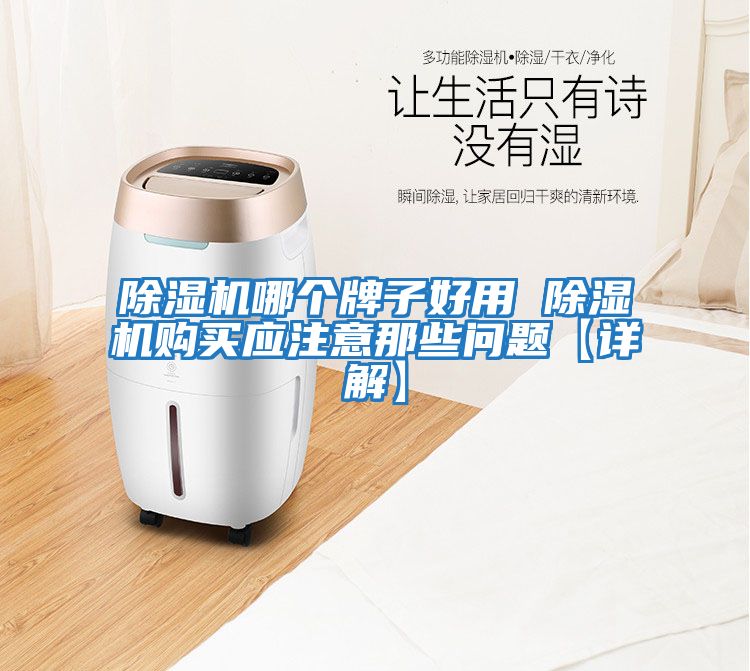 除濕機哪個(gè)牌子好用 除濕機購買(mǎi)應注意那些問(wèn)題【詳解】