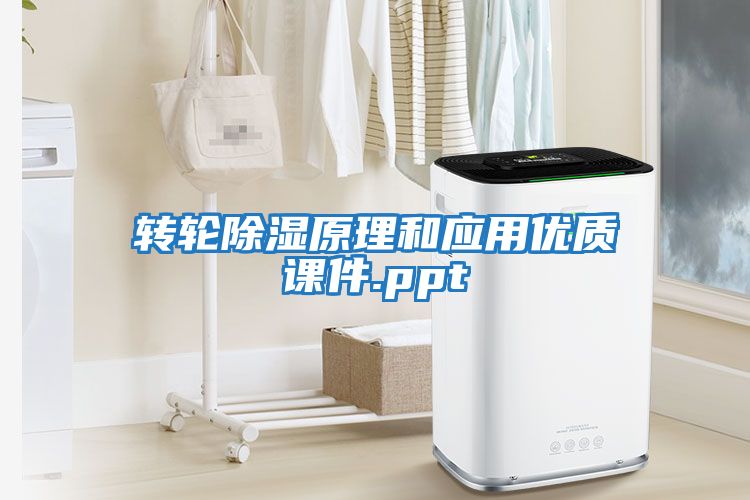 轉輪除濕原理和應用優(yōu)質(zhì)課件.ppt