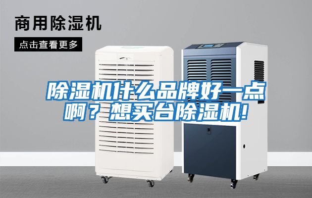 除濕機什么品牌好一點(diǎn)??？想買(mǎi)臺除濕機!