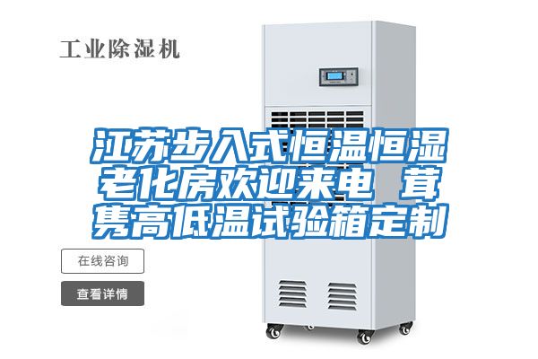 江蘇步入式恒溫恒濕老化房歡迎來(lái)電 茸雋高低溫試驗箱定制