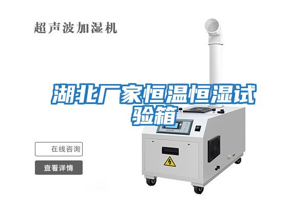 湖北廠(chǎng)家恒溫恒濕試驗箱